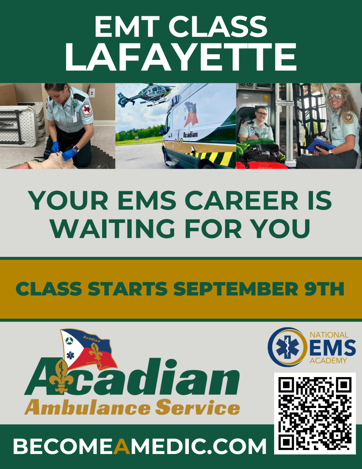 Accelerated EMT Flyer - Lafayette 9/9